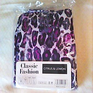 Leggings Animal Print S With Pockets Citrus & Lemon Classic Fashion Holidays New
